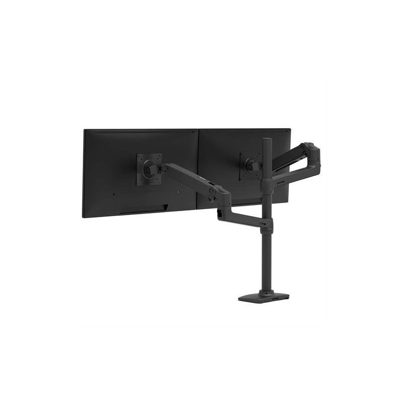 Ergotron LX Dual Monitorarm erweiterbar auf 4 Monitore, Tischhalterung (Schwarz)